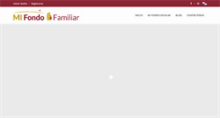 Desktop Screenshot of mifondofamiliar.com