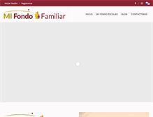 Tablet Screenshot of mifondofamiliar.com